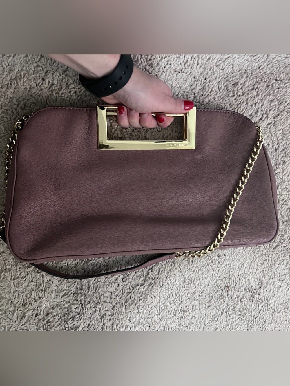 Michael Kors Berkley Leather Clutch